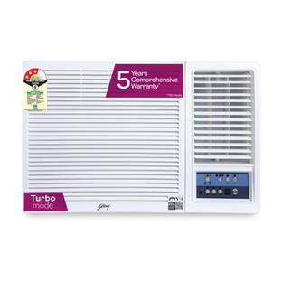 Godrej 2025 Model 1.5 Ton 5 Star Window Inverter Turbo Mode Anti-Dust Filter with Anti-Freeze Thermost...