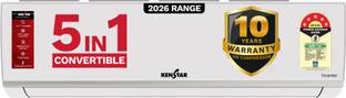 Kenstar 2026 Model 1.5 Ton 5 Star Split Inverter 5-in-1 Convertible with Rapid Cool Technology AC