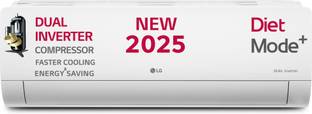 LG 2025 Mode AI Convertible 6-in-1 1.5 Ton 5 Star Split AI Dual Inverter with Faster Cooling and Energ...