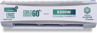 Haier 2025 Model Intelli-Convertible 7 in1 Convertible 2 Ton 3 Star Split Inverter Expandable HD Filter,Frost Self Clean,Upto 20 M air Flow, Hyper PCB, 2 Way Swing AC  - White