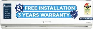 MOTOROLA 2026 Model 1 Ton 3 Star Split Inverter with Wi-fi | Free Installation with 3-Year Comprehensi...