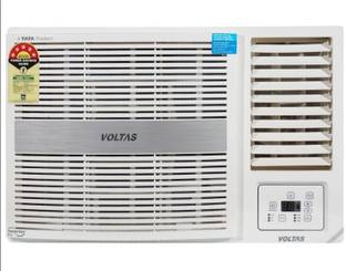 Voltas 1 Ton 5 Star Window Inverter AC  - White, Grey