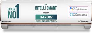 Haier 2025 Model Intelli-Convertible 7 in1 Convertible 1 Ton 3 Star Split Triple Inverter HD Filter,Fr...
