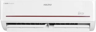 Voltas 1 Ton 3 Star Split Dual Inverter Hot and Cold AC  - White, Maroon