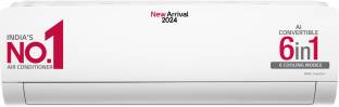 LG AI Convertible 6-in-1 Cooling 2024 Model 1.5 Ton 4 Star Split Dual Inverter 4 Way Swing, HD Filter ...