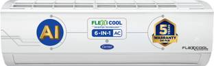 CARRIER 2024 Model AI Flexicool Convertible 6-in-1 Cooling 1 Ton 5 Star Split Inverter Dual Filtration...