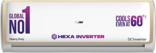Haier 2023 Model 1.6 Ton 5 Star Split Inverter with Anti Bacterial Filter, 60 High Ambient Performance, 20 Mtrs Air Throw,Super Heavy Duty AC  - White
