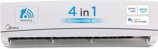 Midea 2025 Model 4 in 1 Convertible Cooling AI 2 Ton 3 Star Split Inverter HD� Filter with Auto Cleans...
