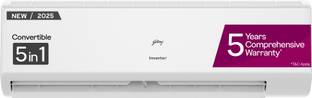 Godrej 2025 Model 1.5 Ton 5 Star Split Inverter 5-In-1 Convertible Cooling Heavy Duty Cooling at Extre...