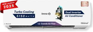InnoQ 2025 Maxicool 1.5 Ton 3 Star Split Inverter - 20% More Cooling 5150 Watts Capacity | Dual Invert...