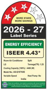 LG 2026 Model 1.5 Ton 3 Star Split Inverter AC