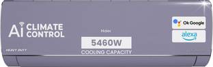 Haier 1.6 Ton 5 Star Split Inverter AC with Wi-fi Connect  - Purple, Silver