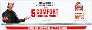 ONIDA 2026 Model 1.5 Ton 5 Star Split Inverter AC