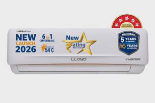 Lloyd 2025 Model 2 Ton 5 Star Split Inverter with Wi-fi AC