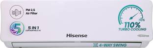 Hisense 2025 Model 1.5 Ton 5 Star Split Inverter with Wi-fi AC