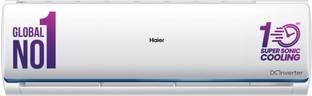 Haier 2024 Model 1 Ton 3 Star Split Dual Inverter with Micro Bacterial Filter, 60 High Ambient Performance, 20 Mtrs Air Throw,Heavy Duty AC  - White