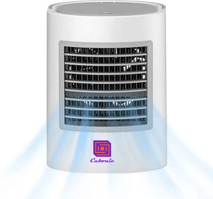 Cubonic Portable Air Cooler Fan with RGB light, 3 Speeds, Desk fan Mini Air Cooler. USB Air Cooler