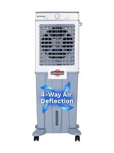 Sansui 65 L Tower Air Cooler Water Level Display, High Grade HoneyComb Cooling Pads