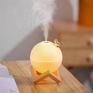 JM SELLER Aroma Aroma Oil New round 330ml night light mini usb ultrasonic cold fog home planetary wet aroma oil diffuser air moon humidifier