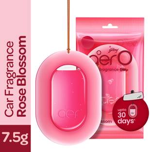Godrej Aer Rose Blossom Car Freshener Diffuser O Hanging Car Air Freshener | Car Accessories