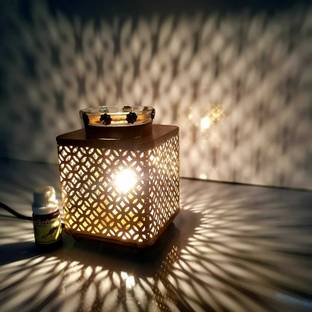 R.R.V. International Lemon Grass Diffuser/Burner Aroma Oil Decorative Electric Aroma Diffuser (Burner) for Home with 10ml Aroma Oil_ R 1982
