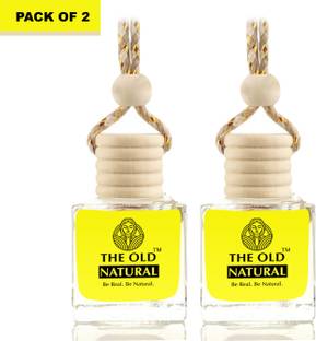The Old Natural Sandal Twig Car Freshener Aroma Oil, Diffuser Car Perfumes with Essential Oils Fragrance in Glass bottle with Wooden Diffuser