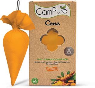 CamPure Cone Air Freshener - Turmeric - Pack of 1 Potpourri Cone Air Freshener - Turmeric - Pack of 1