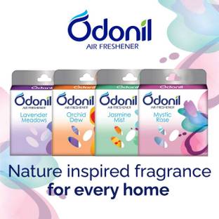 Odonil LEVENDER, JESMINE, MYSTIC ROSE , ORCHID DEW, Mixed Fragrance, Assorted Blocks Blocks mystic rose