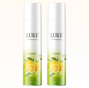 lure Luxury Lemon Room Air Freshner Perfect For Home & Office Use 220 Ml Each Spray Luxury Lemon Room Air Freshner Perfect For Home & Office Use 220 Ml Each