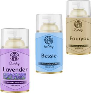 Quirky Lavender, Bessie, Fouryou Car Freshener Automatic Spray, Refill Lavender Bessie Fouryou Automatic Air Freshener Refill
