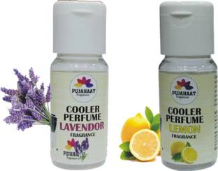 Pujahaat Lavender, Lemon, Cooler Perfume Aroma Oil Lavender, Lemon Cooler Perfume / Aroma Diffuser Oil or Fragrance25 mleach(2X25 ml)
