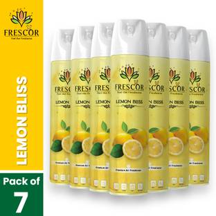 Frescor Air Freshener Room Spray Lemon Bliss Flavor (Pack of 7) Spray Air Freshener Room Spray
