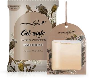 Aromahpure Gel Wink Hanging Car Perfume Musk Last 30 days Easy to Use gel based air Car Freshener Diffuser GEL-WINK