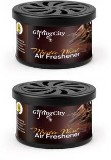 Enew Mystic Wood Diffuser Set Refresh Drive Car Gel Air Freshener - Mystic Wood Scent - 2 Pack