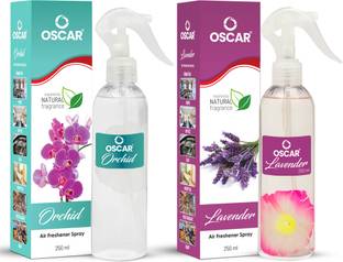 OSCAR Orchid and Lavender Spray Room Air Freshener with Long Lasting Mood Freshing fragrance