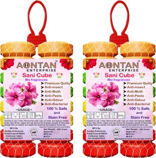 AONTAN ENTERPRISE Toilet air freshener, Rose, Lavender, Mogra, Sandal, Jasmin, Strawberry, toilet freshener Car Freshener Blocks Urinal Cubes Sani Cube Air Freshener room Air Freshener For Toilets bathroom