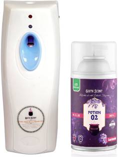 6ixth scent Machine & Lavender Spray-Potion 02|Air & Room Freshner|3200Sprays|LongLasting| Spray, Automatic Spray LAVENDER Automatic Air Freshener Dispenser With Day-Night Light Sensor Automatic Spray