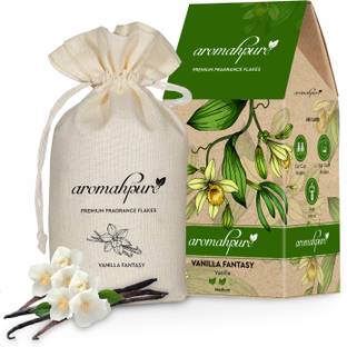 Aromahpure Premium Car Perfume Fragrance Flakes Vanilla Fanatasy Luxury Car Air Freshener Car Freshener Diffuser Premium Car Perfume Fragrance Flakes - Vanilla Fanatasy , Luxury Car Air