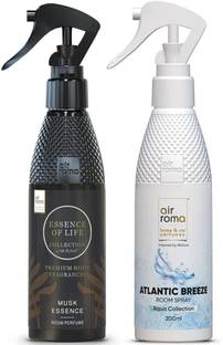 Airroma Atlantic Breeze, Musk Spray Long-lasting Odour Eliminator for Home, Hotel Rooms, Toilet & Office Use