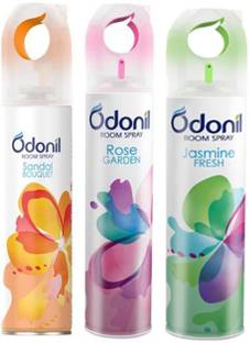 Odonil Special Room Freshner (Rose+Jasmine+Sandal) Combo Spray Special Pack