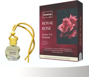 Dweep India Royal Rose Car Freshener Diffuser Royal Rose Car Fragrance