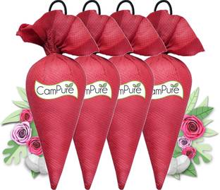CamPure Cone Rose - Pack of 4 Potpourri Camphor Cone Rose - Room Freshener, Mosquito - Insect Repellent