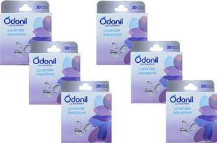 Odonil Lavender Meadows Air Freshener, Long Lasting Fragrance Blocks Air Freshener with Lavender Fragrance for Long Lasting Fragrance 6pc – 48gm Each