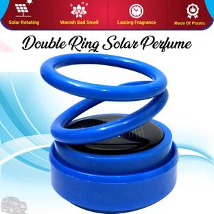 HouseOfCommon Pleasant Diffuser Solar Auto Rotating Ring Pleasant Car Freshener Blue For Celerio