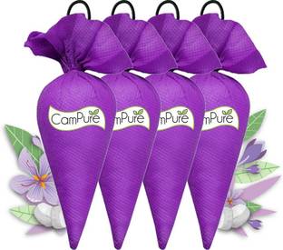 CamPure Cone Lavender - Pack of 4 Potpourri Camphor Cone Lavender - Room Freshener, Mosquito - Insect Repellent - Pack Of 4