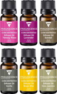 Hriday Rose, Lavender, Mogra, Jasmine, Vanilla, Sandal Aroma Oil, Diffuser, Potpourri, Diffuser Set, Refill, Automatic Spray, Aroma Oil Aroma Oil for Vaporize