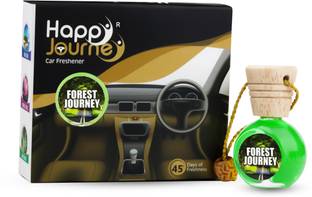HAPPY JOURNEY Wooden Diffuser, Hanging, Dashboard Car Perfume, (Forest Journey - Pine and cedar) Car Freshener Diffuser Car Air Freshener