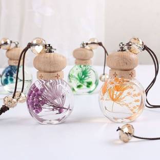 LAVITRA Car Mirror Perfume Bottle Pendant Air Freshener Hanging Perfume latest Car Freshener Refill hanging perfume