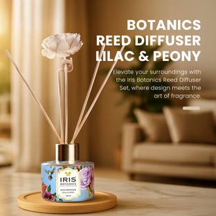 IRIS Lilac & Peony Diffuser Set Botanics Reed Diffuser Lilac & Peony