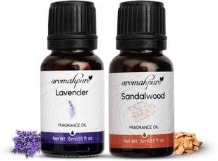 Aromahpure Fragrance oil best for Aromatherapy & Stress healing | Lavender + Sandalwood| Aroma Oil Fragracne Oil | Lavender +Sandalwood|